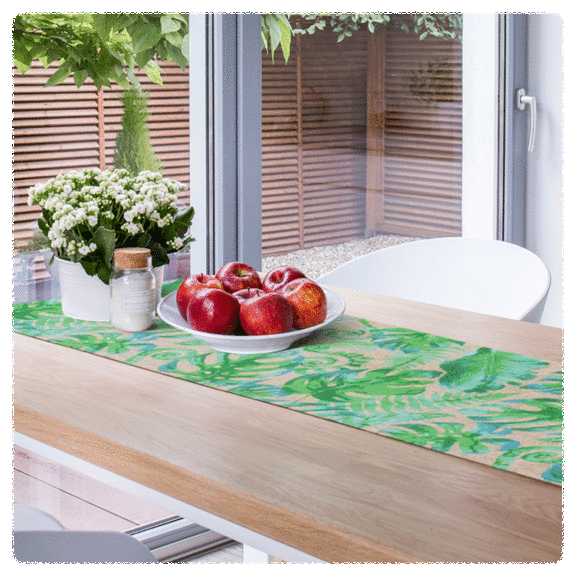 Vintage House Coastal 14" x 72" Multicolor Table Runner