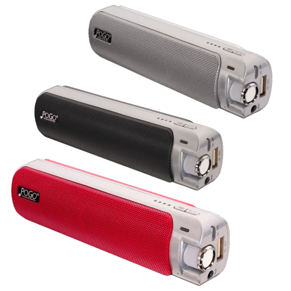 POGO 2500 mAh Bluetooth Speaker & Power Bank