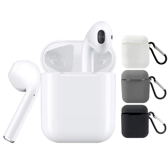 SwissTek Airbuds Airplus i12 with Silicone Case