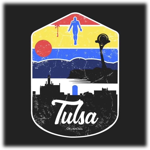Tulsa - Screen-Printed Tee