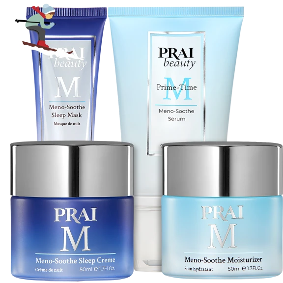 Prai Beauty Meno-Soothe 4-Piece Skincare Set