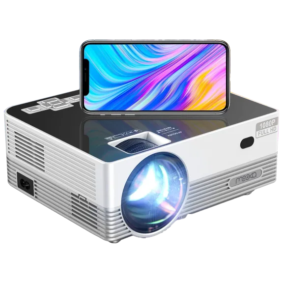 Mooka 1080p Bluetooth WiFi Mini Projector