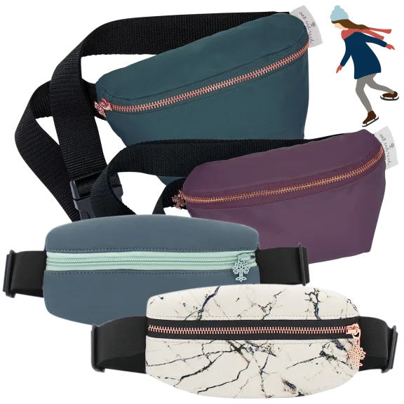 4-Pack: Oak and Reed Belt Bags