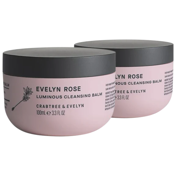 2-Pack: Crabtree & Evelyn Rose Luminous Cleansing Balm
