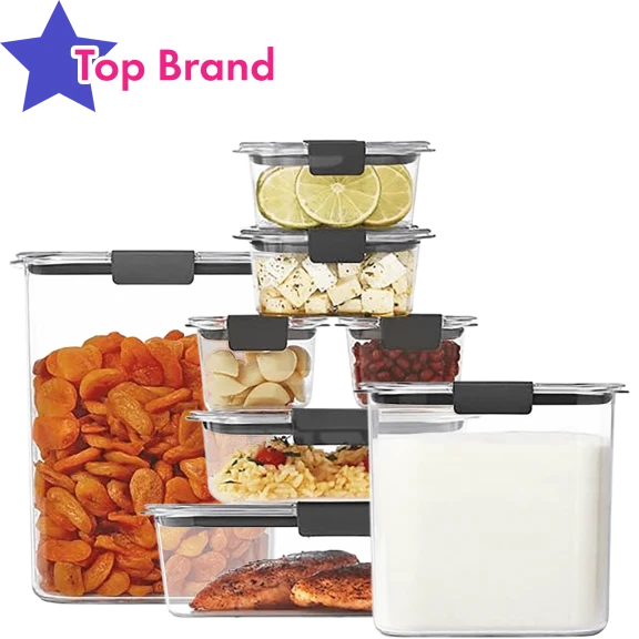 Rubbermaid Brilliance 8-Piece Food Storage Set