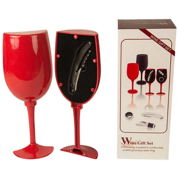 Think Stores Wine Glass Accessory Case Set