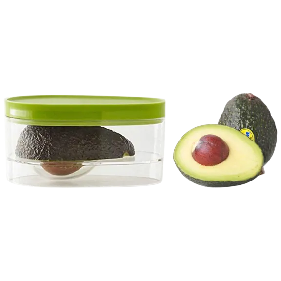 Snap-On Avocado Food Saver Storage Container by Two Elephants