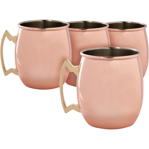 4-Pack: Cambridge Moscow Mule Mugs