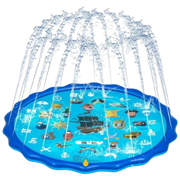 Obuby 68" Sprinkle & Splash Play Mat (Pirate Ship)