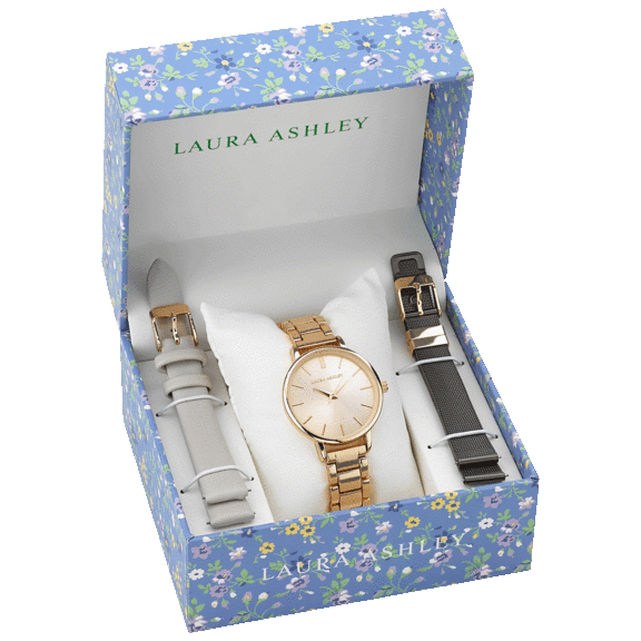 Laura Ashley EZ Pin Interchangeable Watch Band Set