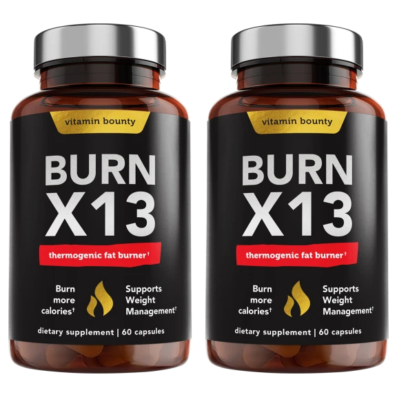 2-Pack: Vitamin Bounty Burn X13 Thermogenic Fat Burner