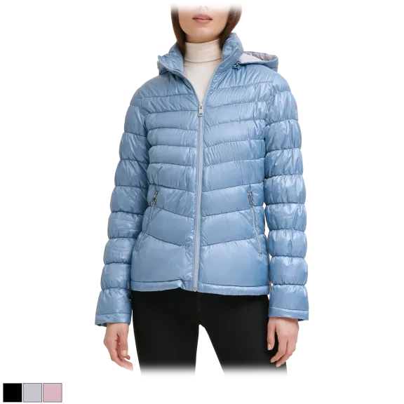 Kenneth Cole New York Women's Quilted Puffer Jacket