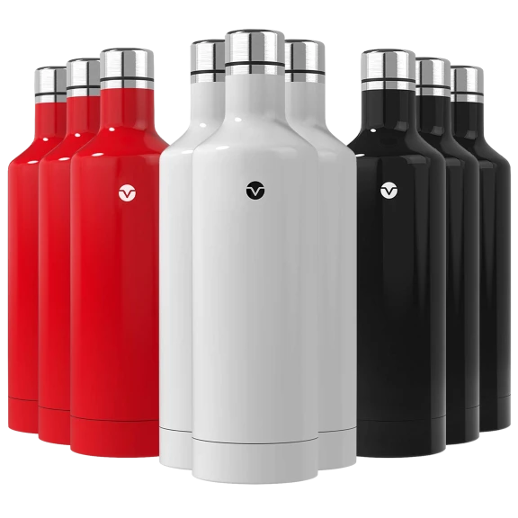 3-Pack: Vremi Hot/Cold Double Walled Insulated Bottles
