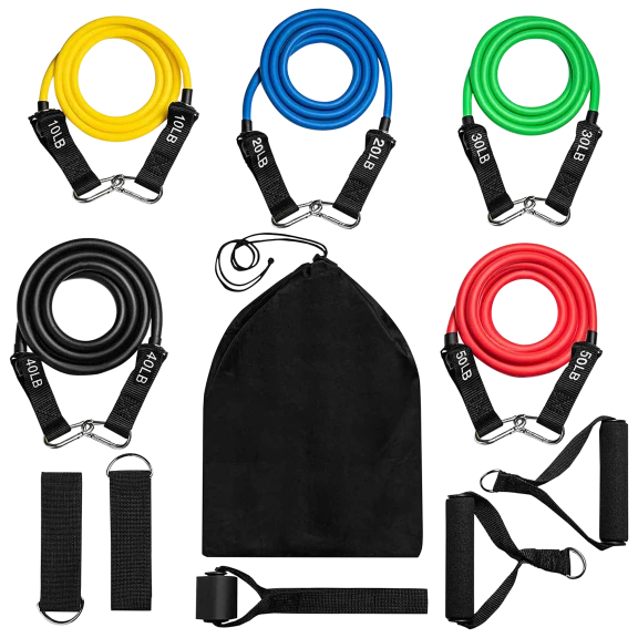 Acecom Set of 5 Exercise Resistance Bands