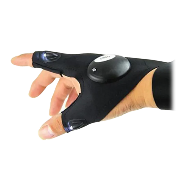 SwissTek Fingerless LED Flashlight Glove