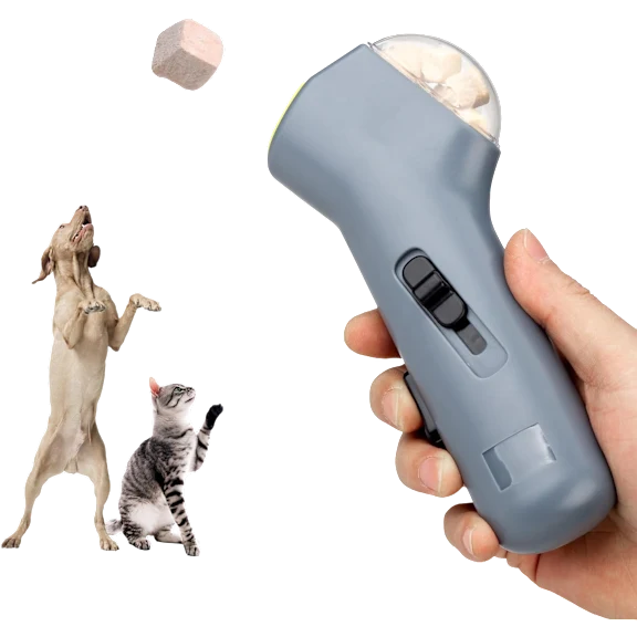 The Automatic Pet Treat Launcher
