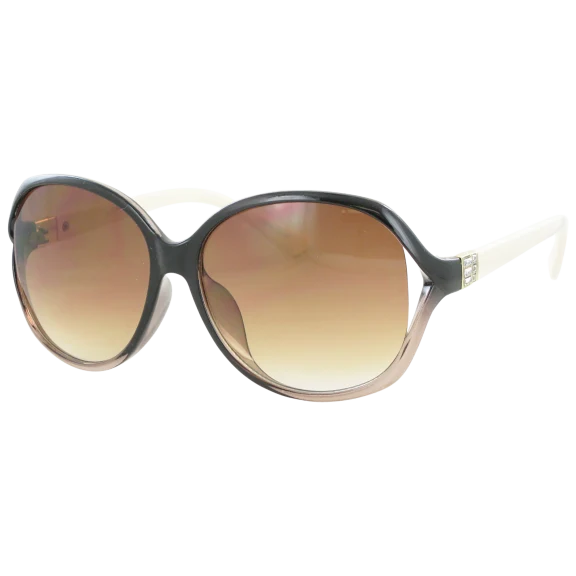 Kay Unger Black To Brown To Tan Fade Frames and Gradient Brown Lenses