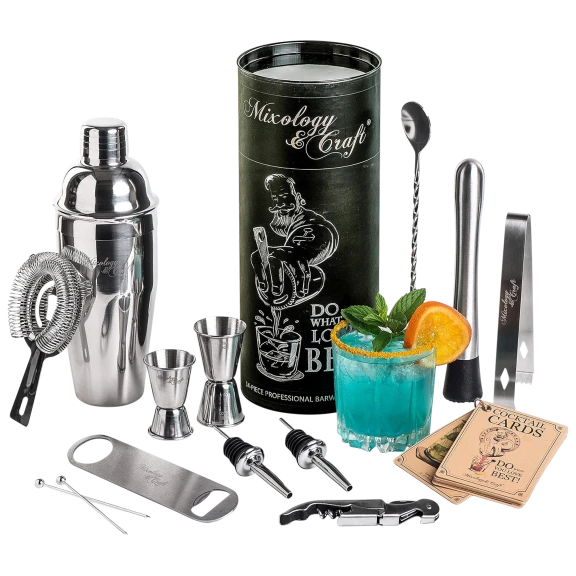 Mixology & Craft 14-Piece Bartender Kit
