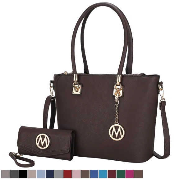 MKF Collection Vanessa Tote & Wallet Set