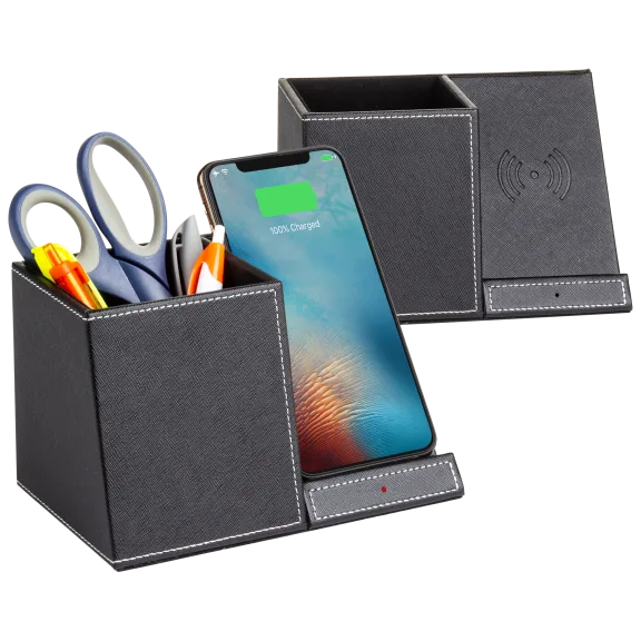 2-Pack: Acesori Pro Wireless Rapid Charging Stands with Pen Holders