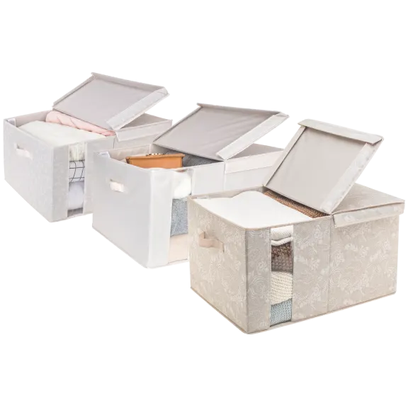 We Think Storage Set of 2 Collapsible Jumbo Storage Bins
