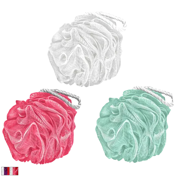 3-Pack: Olivia Rose Shower Loofah