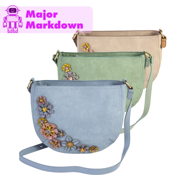 Elle Jae Gypset Painted Desert Flower Zip Crossbody