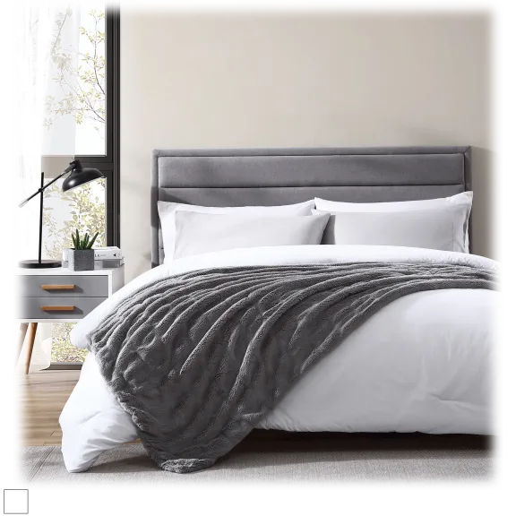 The Nesting Company Juniper Faux Fur 50" x 70" Throw