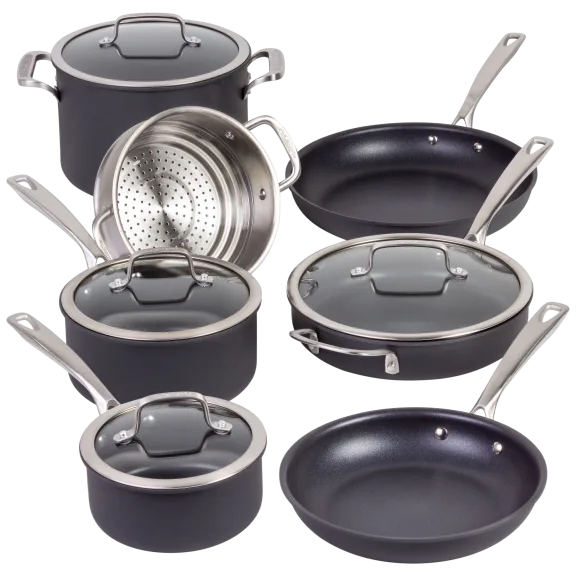 Cuisinart 11-Piece Hard Anodized Nonstick Cookware Set