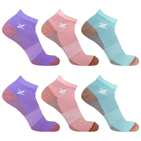 6-Pack: Extreme Fit Copper-Infused Plantar Fasciitis Compression Socks