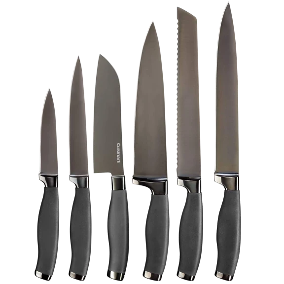 Cuisinart 6-Piece Titan Collection Titanium Knives
