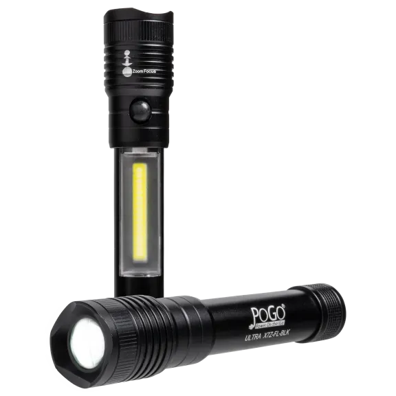 2-Pack: Pogo Telescoping 2-in-1 Flashlight/Lamp with Magnetic Base