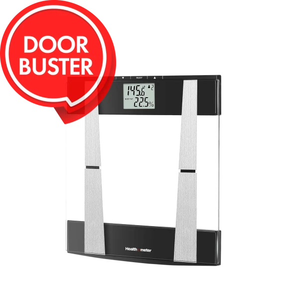 Health-o-Meter Digital Glass Body Composition Weight Tracking Bathroom Scale