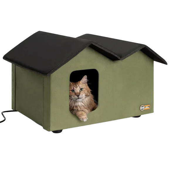 K&H Pet Thermo Outdoor Heated Kitty House