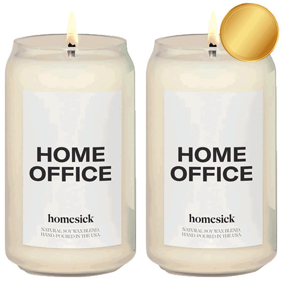 2-Pack: Homesick Natural Soy Wax Candles