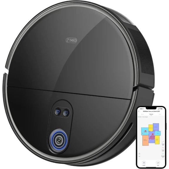 360 Smart Life S10 Robot Vacuum Cleaner + Mop with Smart Connect Wi-Fi & Lidar