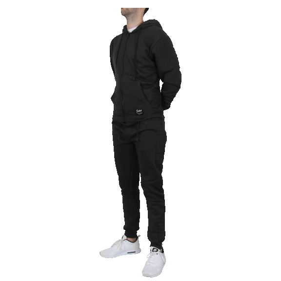 Men's Fleece Moto Hoodie & Jogger Set
