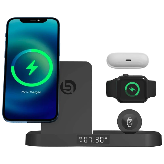Lifestyle Advanced Trio Powerhouse 3-in-1 Wireless Charging Station