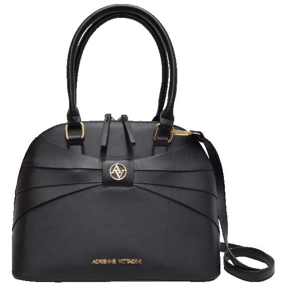 Adrienne Vittadini Bow Dome Satchel
