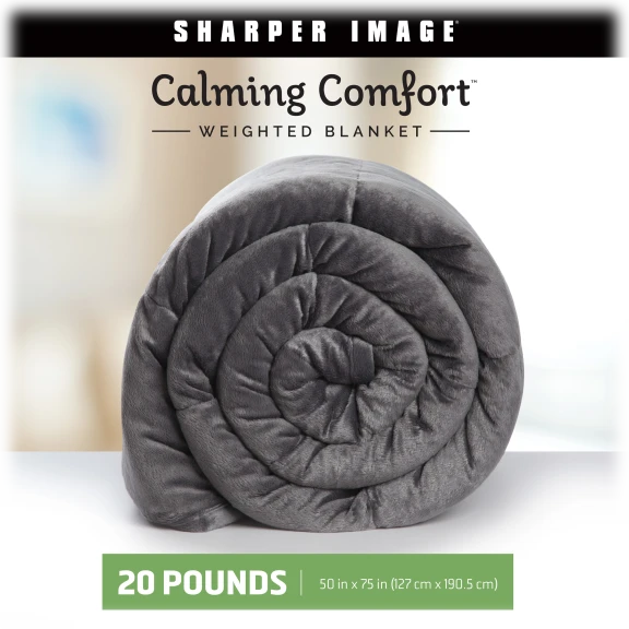 Sharper Image Calming Comfort Weighted Blankets - 20 lbs