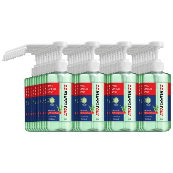 40-Pack: SupplyAID Dual Action Hand Sanitizer Spray with Soothing Aloe