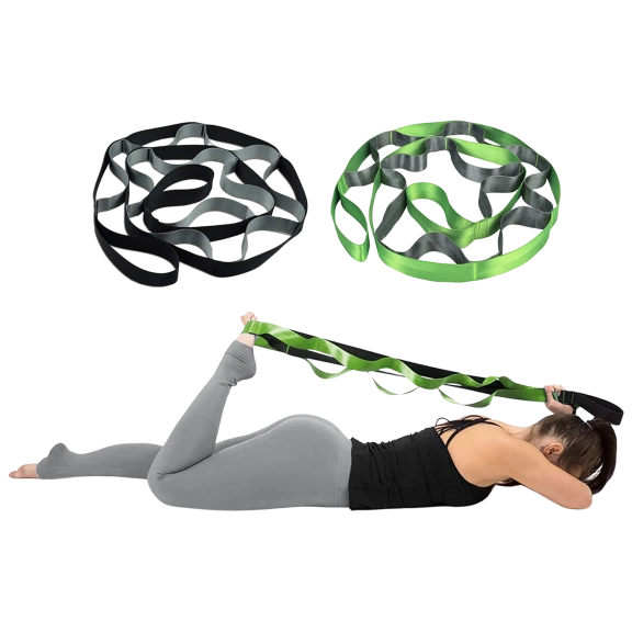 Extreme Fit Multi-Loop Non-Elastic Stretch Bands for Exercise