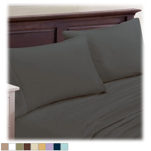 Luxury Home 4-Piece 1800 Series Rayon from Bamboo-Blend Sheet Set