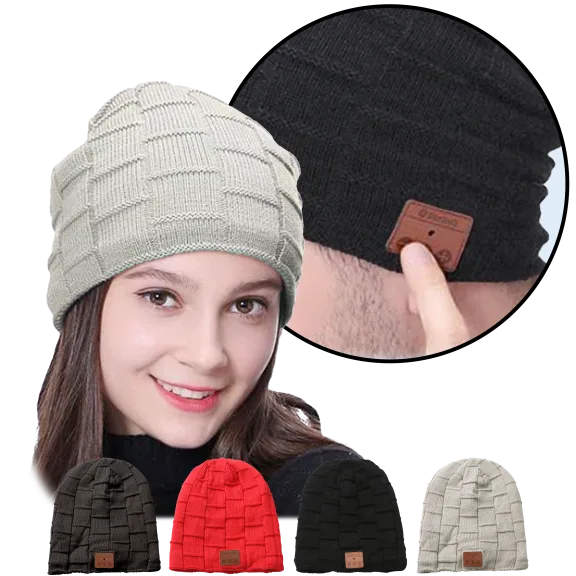 Bluetooth Beanie Hat with Built-in Headphones