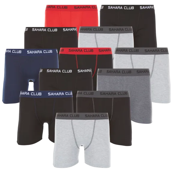 12-Pack: Tagless Men's Boxer Briefs Assortment