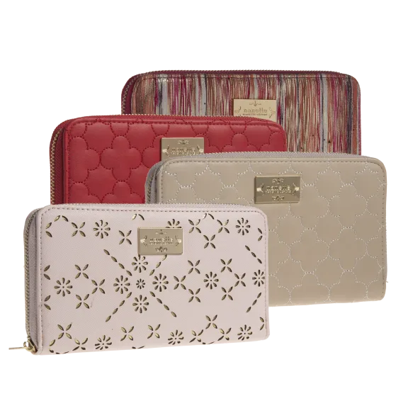 Nanette Lepore Zip Around Wallet with RFID Protection