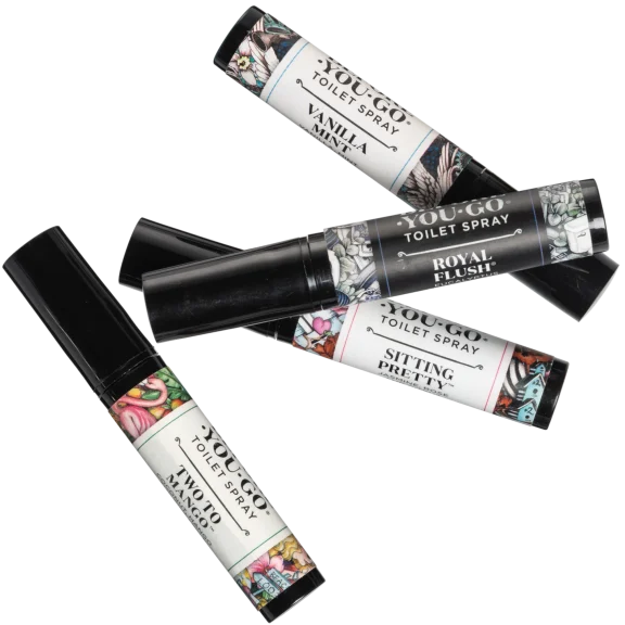 4-Pack: Poo-Pourri Travel-Sized Toilet Spray (4x 4ml)