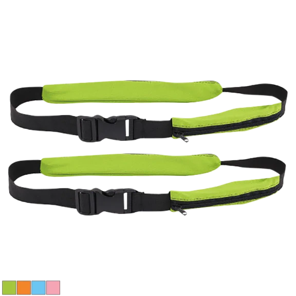 ASOTV 2-Pack: Tekno Smart Belts with 2 Pockets (Assorted Colors)