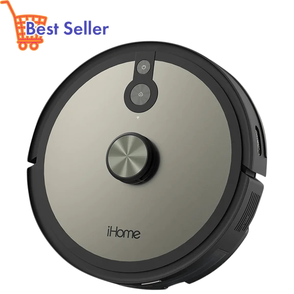iHome AutoVac Nova S2 Robot Vacuum and Mop with LIDAR Mapping