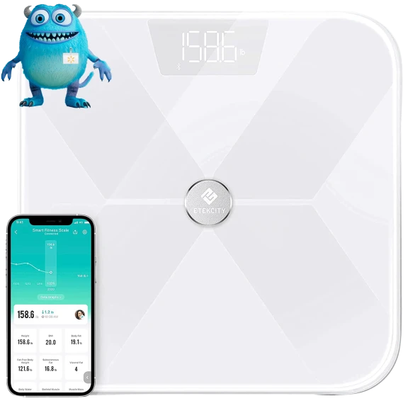 Etekcity Smart Connected Digital Body Fat & BMI Scale